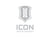 ICON Vehicle Dynamics Stacked Logo Sticker, Silver, 6” Tall