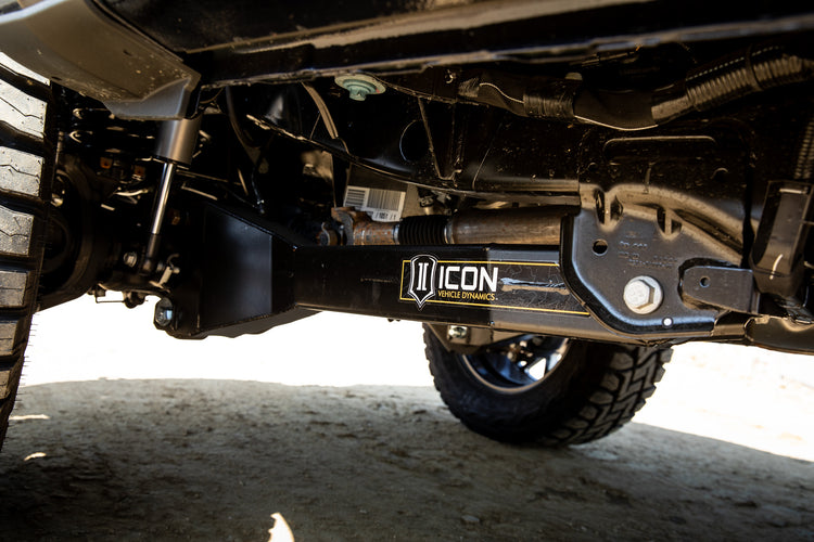 ICON 2023-2025 Ford F-250/F-350 Super Duty 4WD, Diesel, 2.5" Lift, Stage 4 Suspension System w/ Radius Arms
