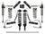 ICON 2025-2026 Toyota 4Runner 2WD, 1.25-3" Lift, Stage 12 Suspension System, Billet