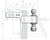 BulletProof 2.0" Aluminum Medium Duty 6" Drop/Rise Hitch - Stainless Ball