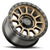 ICON Alloys Hulse, Satin Bronze w/ Gloss Black Lip & Bolts, 17 x 8.5 / 5 x 150, 25mm Offset, 5.75" Backspace