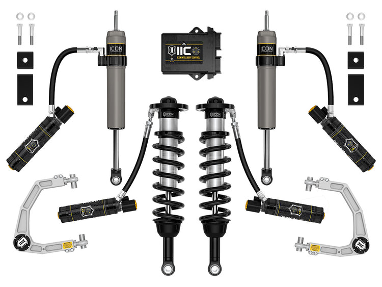 ICON 2022-2025 Toyota Tundra, 1.25-3.5" Lift, Stage 12, 2.5 Suspension System, Billet