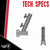 BulletProof Hitches - Trailer Hitch Flag Pole Holder - Flag Holder for Truck, RV, & SUV - Solid Steel, Corrosion Resistant, Black Powder Coat