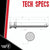 Bulletproof Corrosion Resistant Pins (Pair)