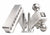 BulletProof 2.0" Aluminum Medium Duty 4" Drop/Rise Hitch - Stainless Ball