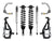 ICON 2021-2025 Ford F-150 4WD, 3.5-4.5" Lift, Stage 1 Suspension System, Billet