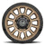 ICON Alloys Hulse, Satin Bronze w/ Gloss Black Lip & Bolts, 18 x 9 / 5 x 150, 25mm Offset, 6" Backspace
