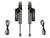 ICON 2018-2023 Jeep Wrangler JL, 2.5" Lift, Rear, V.S. 2.5 Aluminum Series Shock Absorbers, Piggyback Reservoir w/ CDEV, Pair