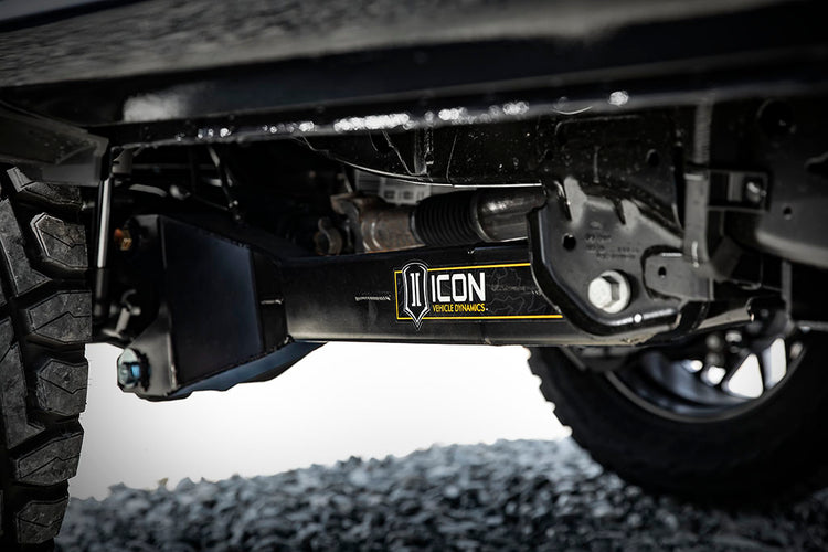 ICON 2023-2025 Ford F-250/F-350 Super Duty 4WD, 2.5-3" Lift, Stage 5 Coilover Conversion System with Radius Arms