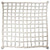 BulletProof Hitches - Heavy Duty Cargo Net Rated to 2,200 lbs - 84" x 84", White - Cargo Netting for Truck Bed, Trailers, and Utility Haulers