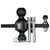 BulletProof Hitches - Medium Duty Sway Control Ball Mount with 2" and 2-5/16" Combination Ball - Rated to 14,000 lbs for Trailer Sway Control - Solid Steel, Black Powder Coat, Corrosion Resistant