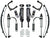 ICON 2005-2015 Toyota Tacoma 0-3.5" Lift/2016-2023 Tacoma 0-2.75" Lift, Stage 8 Suspension System, Tubular