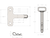 BulletProof Heavy Duty Single Tang Clevis with 1" Pin