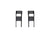 ICON 1999-04 Ford F250/F350 SD, Front, 3” Shackle Kit