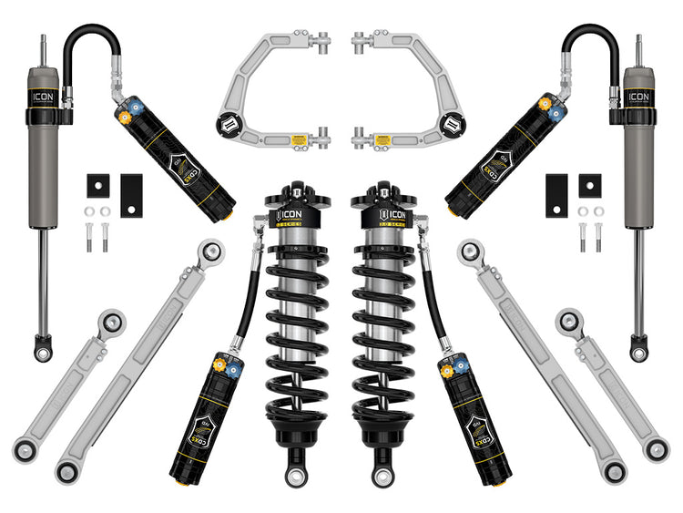 ICON 2022-2025 Toyota Tundra, 1.25-3.25" Lift, Stage 1, 3.0 Suspension System, Billet, CDXS