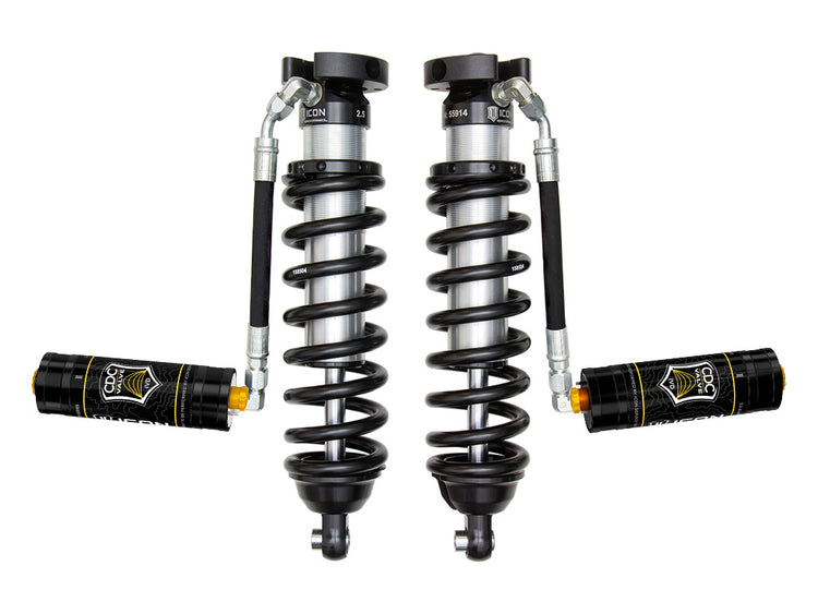 ICON 1996-2004 Toyota Tacoma, 0-3" Lift, Front,V.S. 2.5 Series Coilover Kit, Extended Travel, Remote Reservoir, 700 lbs/in Spring Rate