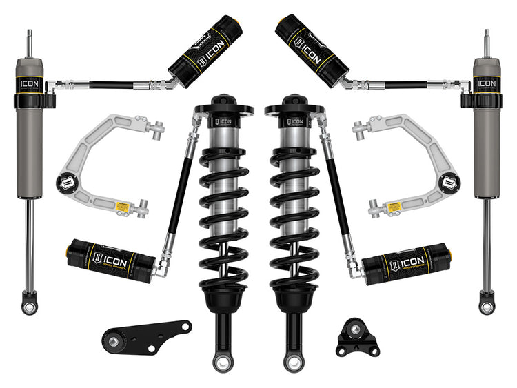 ICON 2024-2025 Toyota Tacoma 1.25-3" Lift, Stage 4 Suspension System, Billet