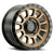 ICON Alloys Hulse, Satin Bronze w/ Gloss Black Lip & Bolts, 17 x 8.5 / 5 x 150, 25mm Offset, 5.75" Backspace