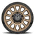 ICON Alloys Hulse, Satin Bronze w/ Gloss Black Lip & Bolts, 17 x 8.5 / 5 x 150, 25mm Offset, 5.75" Backspace