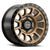 ICON Alloys Hulse, Satin Bronze w/ Gloss Black Lip & Bolts, 18 x 9 / 6 x 5.5, 0mm Offset, 5" Backspace