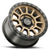 ICON Alloys Hulse, Satin Bronze w/ Gloss Black Lip & Bolts, 18 x 9 / 6 x 5.5, 25mm Offset, 6" Backspace