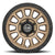 ICON Alloys Hulse, Satin Bronze w/ Gloss Black Lip & Bolts, 18 x 9 / 6 x 5.5, 25mm Offset, 6" Backspace