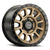 ICON Alloys Hulse, Satin Bronze w/ Gloss Black Lip & Bolts, 18 x 9 / 6 x 5.5, 25mm Offset, 6" Backspace