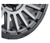 ICON Alloys Anza, Silver Machined, 17 x 8.5 / 6 x 5.5, 25mm Offset, 5.75" BS