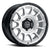 ICON Alloys Rancho, Silver Machined w/ Gloss Black Lip, 20 x 9 / 5 x 5, -12mm Offset, 4.5" BS
