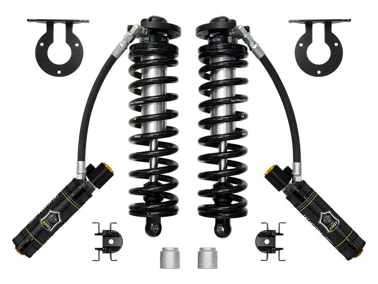 ICON 2023-2025 Ford F-250/F-350 Super Duty 4WD, 2.5-3” Lift, V.S. 2.5 Series Coilover Conversion Kit, Remote Reservoir w/ CDEV