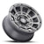 ICON Alloys Thrust, Smoked Satin Black, 17 x 8.5 / 5 x 5, -6mm Offset, 4.5" BS