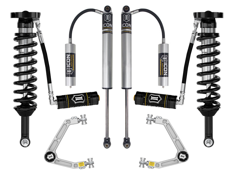 ICON Vehicle Dynamics ICON 23-24 GM Canyon/Colorado 1.75-2.5in Stage 3 Suspension System - Billet UCA for 2023-2024 Chevrolet Colorado (2.7L Turbo I4 (base, L2R), 2.7L Turbo Plus I4 (L3B), 2.7L TurboMax High-Output I4 (L3B))