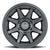 ICON Alloys Rebound SLX, Satin Black, 17 x 8.5 / 6 x 5.5, 0mm Offset, 4.75" BS