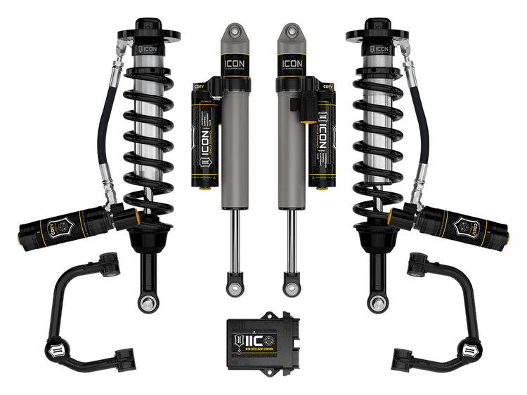 ICON 2021-2024 Ford F-150 Tremor, 2.5-3" Lift, Stage 5 Suspension System, Tubular