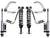 ICON 2019-2026 Chevrolet Silverado 1500/GMC Sierra 1500, 1.5-3.5" Lift, Stage 3 Suspension System, Billet