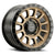 ICON Alloys Hulse, Satin Bronze w/ Gloss Black Lip & Bolts, 17 x 8.5 / 5 x 150, 25mm Offset, 5.75" Backspace