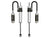 ICON 2007-2014 Toyota FJ Cruiser/2003-2024 Toyota 4Runner/2003-2023 Lexus GX, 1-3” Lift, Rear, V.S. 2.5 Aluminum Series Shocks, Remote Reservoir, Pair