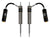 ICON 1997-2023 Nissan Patrol Y61, 0-2.5" Lift, Front, V.S. 2.5 Aluminum Series Shock Absorbers, Remote Reservoir, Pair