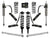 ICON 2023-2025 Toyota Sequoia TRD Pro, 1-2.5" Lift, Stage 9 2.5 Suspension System, Billet