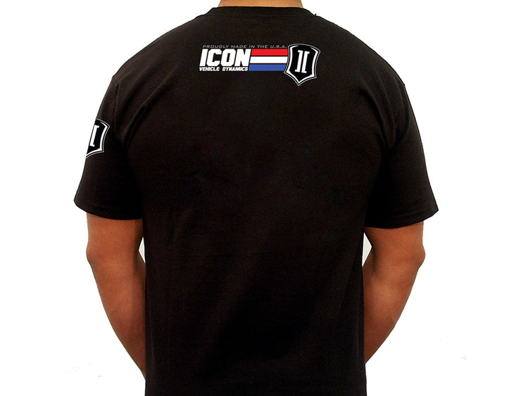 ICON GI-Logo Tee – Black, Large