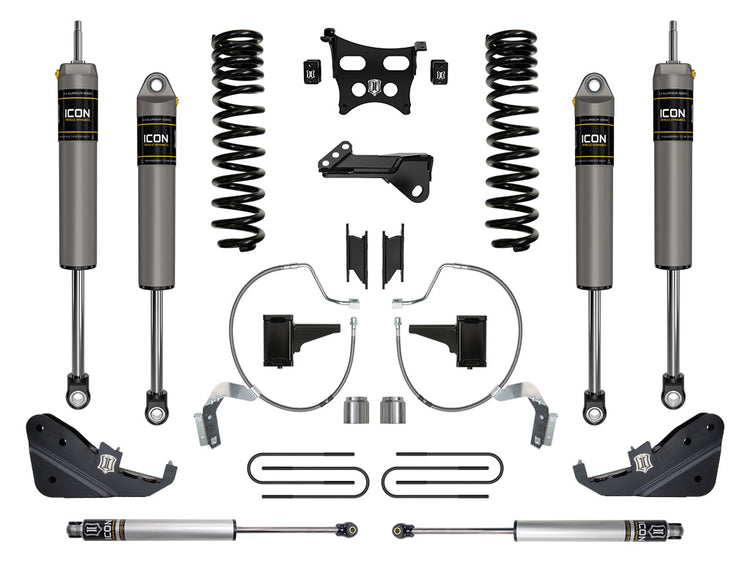 ICON 2023-2025 Ford F-250/F-350 Super Duty 4WD, Gas, 4.5" Lift, Stage 3 Suspension System