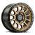 ICON Alloys Hulse, Satin Bronze w/ Gloss Black Lip & Bolts, 18 x 9 / 6 x 5.5, 25mm Offset, 6" Backspace