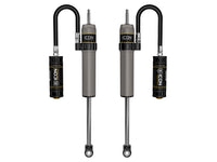 ICON 2005-2025 Ford Super Duty 4WD, 0-2.5” Lift, Front, V.S. 2.5 Aluminum Series Shock Absorbers, Remote Reservoir, Pair