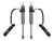 ICON 2022-2026 Toyota Tundra 0-1.5” Lift/2023-2025 Sequoia 0-4" Lift, Rear, V.S. 2.5 Aluminum Series Shock Absorbers, Remote Reservoir w/ CDEV, Pair