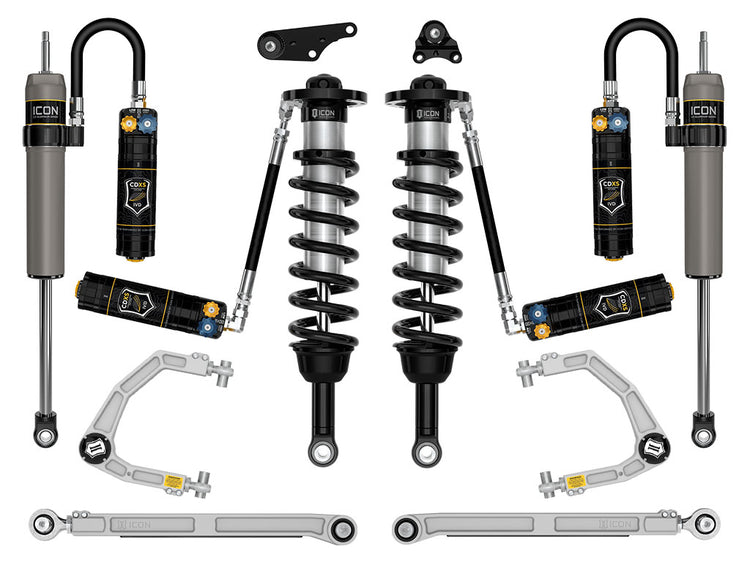 ICON 2024-2025 Toyota Tacoma 1.25-3" Lift, Stage 9 Suspension System, Billet