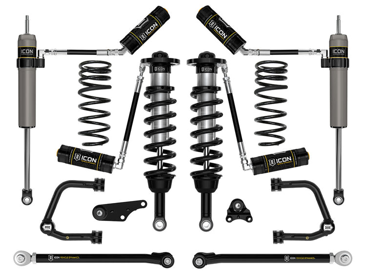 ICON 2024-2025 Toyota Tacoma 1.25-3" Lift, Stage 7 Suspension System, Tubular, Triple Rate Rear Springs