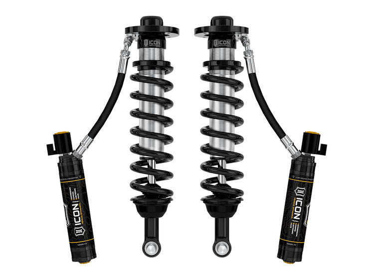 ICON 2022-2023 Ford F-150 Lightning, Lowered 0-2", 2.5 VS Remote Reservoir CDEV Coilover Kit, Front