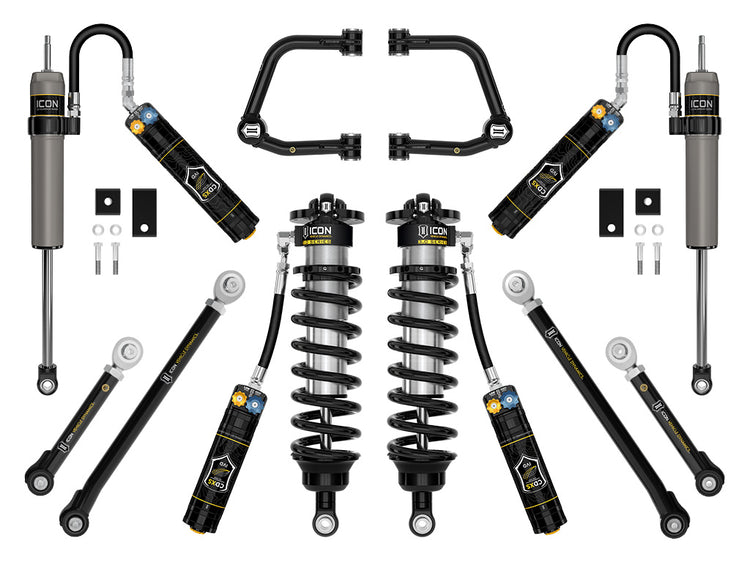 ICON 2022-2025 Toyota Tundra, 2-3.25" Lift, Stage 1, 3.0 Suspension System, Tubular, CDXS