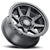 ICON Alloys Rebound Pro, Satin Black, 17 x 8.5 / 6 x 5.5, 25mm Offset, 5.75" BS