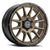 ICON Alloys Cajon, Satin Bronze w/ Gloss Black Lip, 20 x 9 / 6 x 5.5, 16mm Offset, 5.625" BS